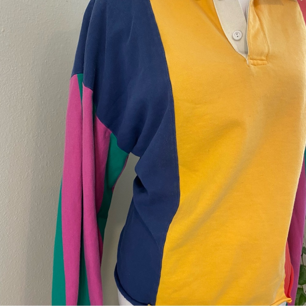 Bachrach Vintage Colorful Women's Polo Top size XXL 100% Cotton - Picture 2 of 8